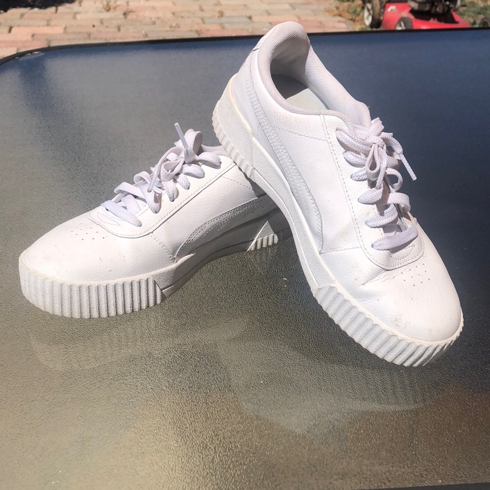 Sneakers, casual, white, puma,